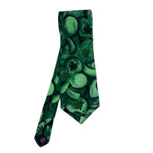 Seasons St Patrick’s Day Silk Tie Irish 4 Leaf Clover